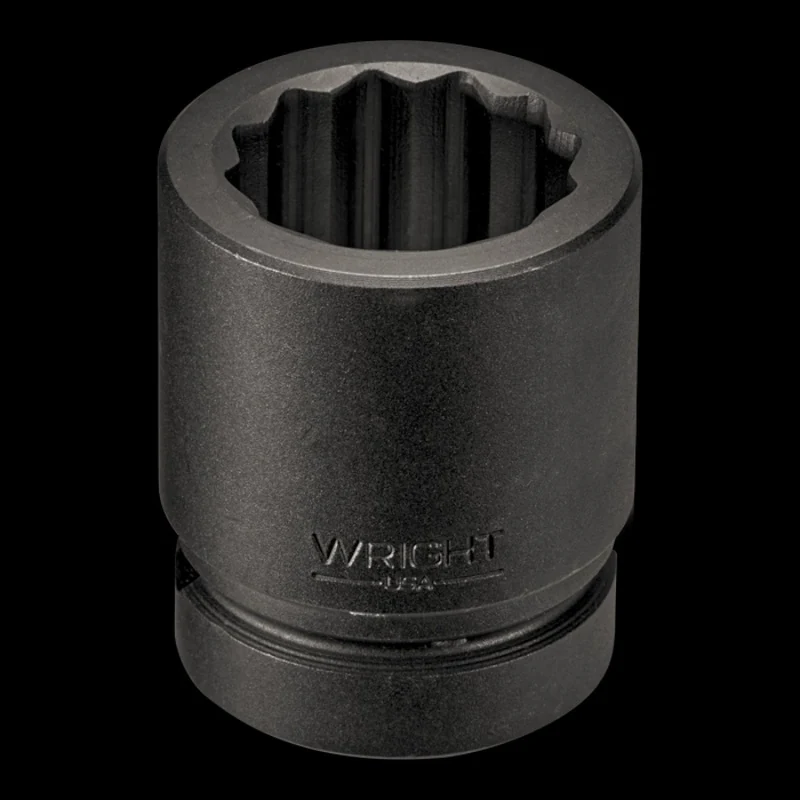 Wright Tool 67H18 3/4" Drive 12 Point Standard Impact Socket - 9/16"